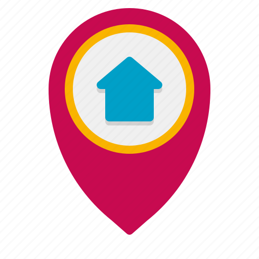 Home, destination, navigation, house icon - Download on Iconfinder