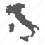 map, italy, country, geograpgy, travel, contour, silhouette 