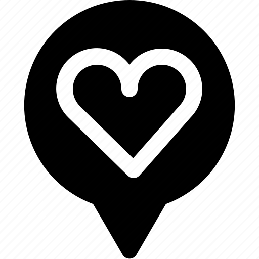 Favorite, heart, like, love, marker, pin icon - Download on Iconfinder