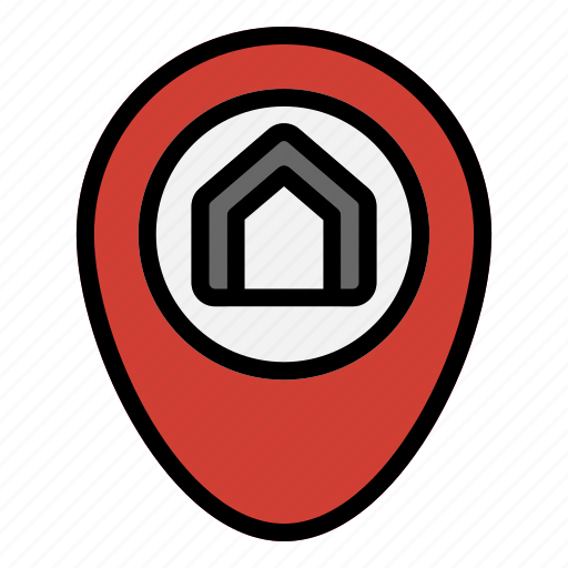 Home, location, house, navigation, pin icon - Download on Iconfinder
