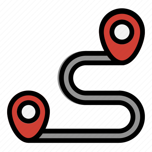 1, route, map, location, road, destination icon - Download on Iconfinder