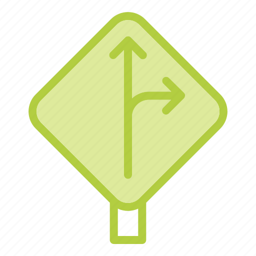 1, direction, sign, intersection, road, maps icon - Download on Iconfinder
