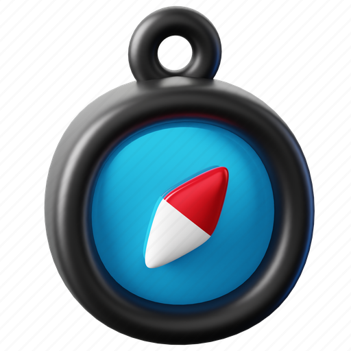 Compass, direction, location, gps, map, tool, travel 3D illustration - Download on Iconfinder