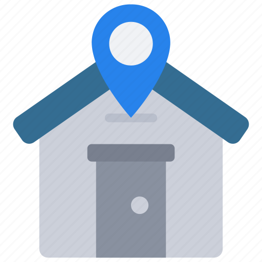 Home, location, travel, house, building, pin icon - Download on Iconfinder