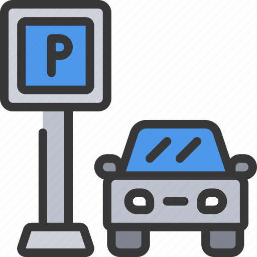 Car, parking, parked, vehicle, carpark icon - Download on Iconfinder