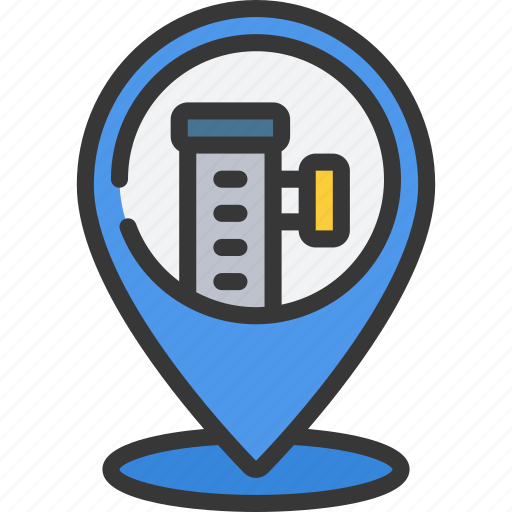 Hotel, pin, travel, location, accommodation icon - Download on Iconfinder