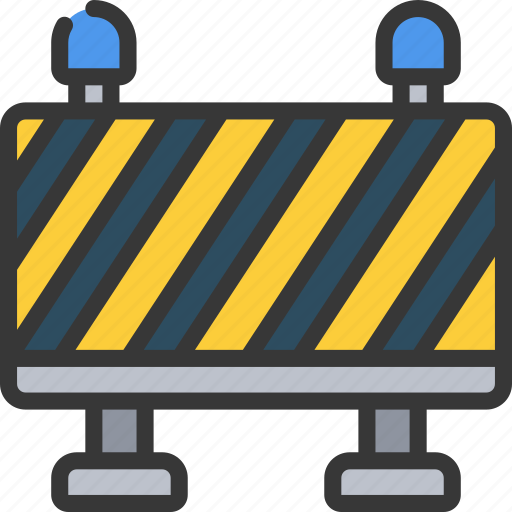 Road, works, barrier, travel, working, warning icon - Download on Iconfinder