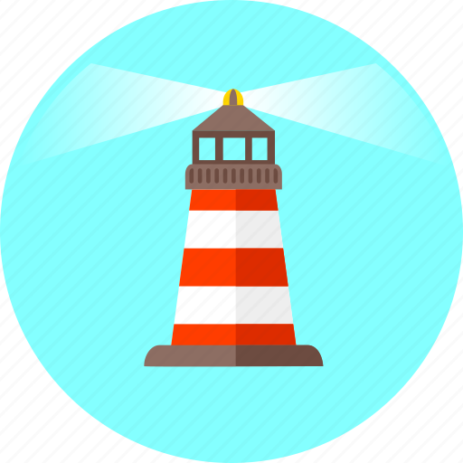 Lighthouse, light tower, marine, nautical, navigate, navigation, sea icon - Download on Iconfinder