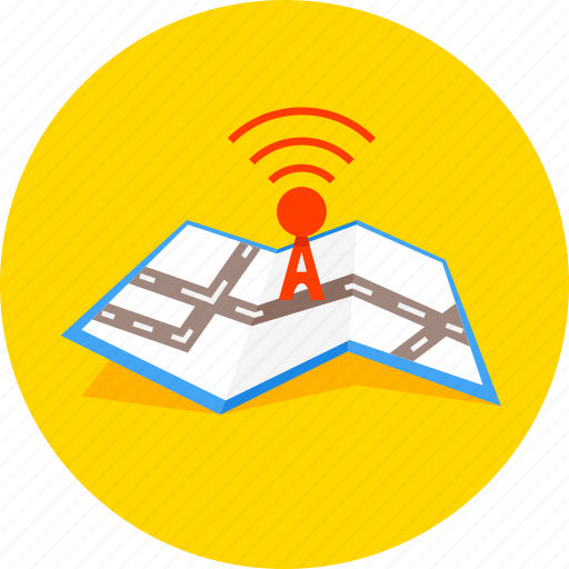 Radar, antenna, communication, gps, map, navigation, signal icon - Download on Iconfinder