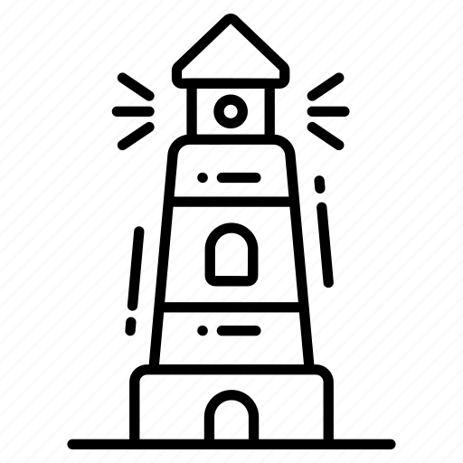Lighthouse, sea, light, tower, beach, .architecture icon - Download on Iconfinder