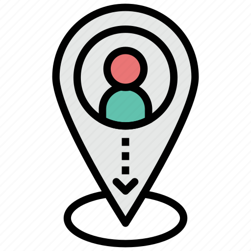 Location, map, person, pin icon - Download on Iconfinder