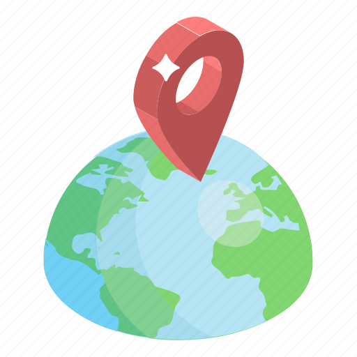 Destination, geo, global location, international location, worldwide location icon - Download on Iconfinder