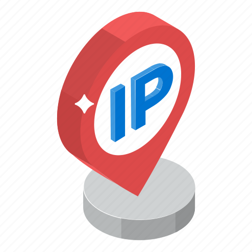Ip geolocation, location, location marker, location pointer, map locator, map pin, navigation map icon - Download on Iconfinder