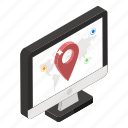 geo tracker, gps tracker, map location, map navigation, online location, pin location 