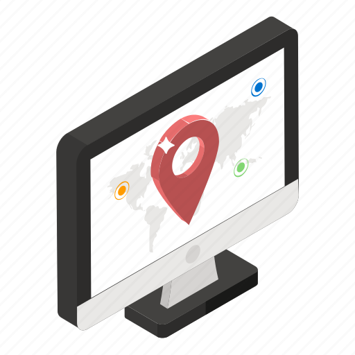 i morgen Erobring Fysik Geo tracker, gps tracker, map location, map navigation, online location,  pin location icon - Download on Iconfinder