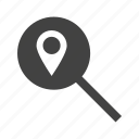 city, find, location, logo, magnifier, road, search