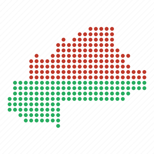 Burkina, country, faso, map icon - Download on Iconfinder