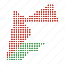 country, jordan, jordanian, map
