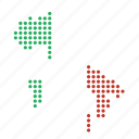 country, italian, italy, map