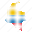 colombia, colombian, country, map 