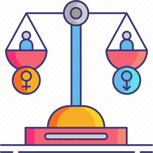 Equality, scale, balance, male, female, rights icon - Download on Iconfinder