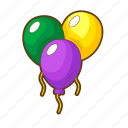 mardi gras, balloon, party, decoration, birthday, surprise