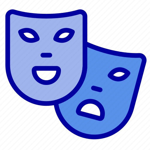 Gras, mardi, masks, roles, theater icon - Download on Iconfinder
