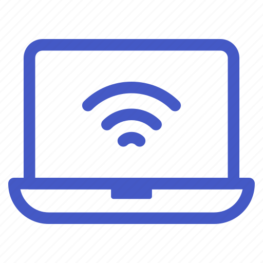 Connection, electronic, gadget, laptop, tech, technology, wifi icon - Download on Iconfinder