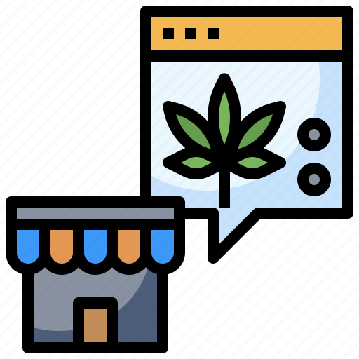 Cannabis, drugs, marijuana, marketing, medical, online, store icon - Download on Iconfinder