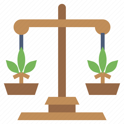 Cannabis, drugs, healthcare, legal, marijuana, medical, scale icon - Download on Iconfinder