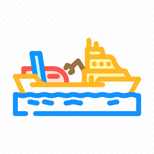 Oceanographic, research, vessel, marine, engineering, ship icon - Download on Iconfinder