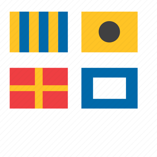 Flags, marine, nautical, navigation, sea icon - Download on Iconfinder