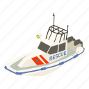 rescue, ship, isometric