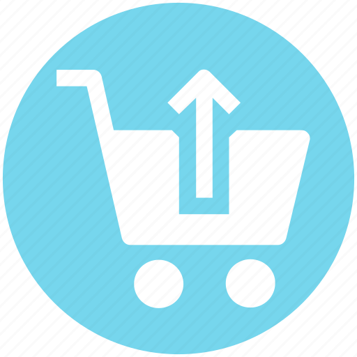 Cart, market, shopping cart, up icon - Download on Iconfinder