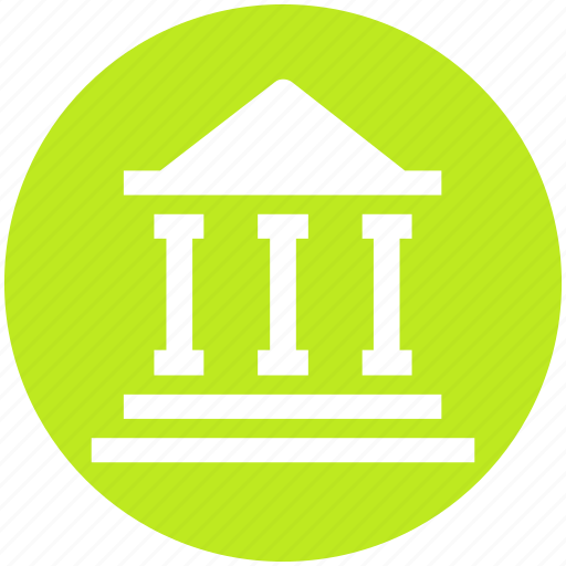 Banking, building, columns, hostel, school icon - Download on Iconfinder