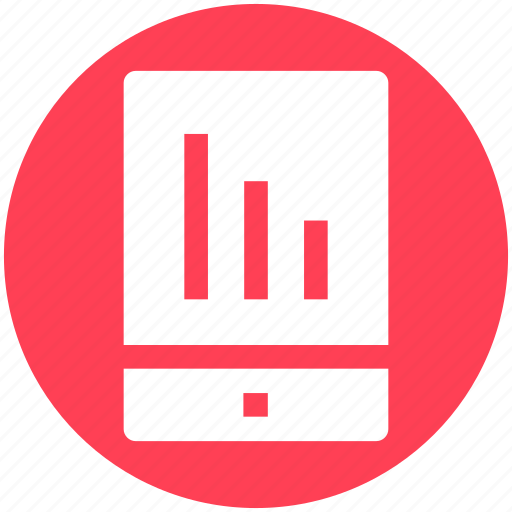 Analytics, cell phone, graph, mobile, stats icon - Download on Iconfinder