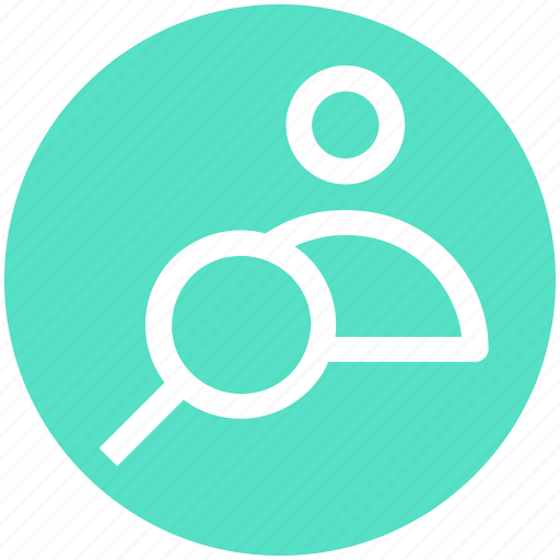 Magnifying, man, person, search, user icon - Download on Iconfinder