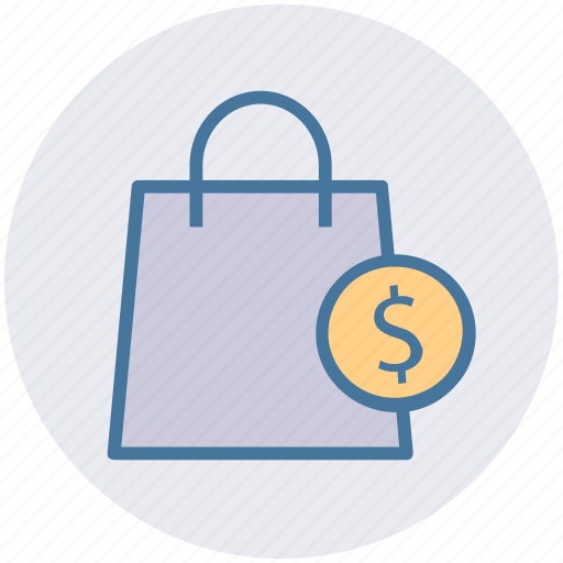 Bag, dollar, hand bag, shopping, shopping bag icon - Download on Iconfinder