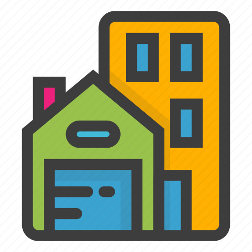 Home, building, estate, house, real, business, office icon - Download on Iconfinder