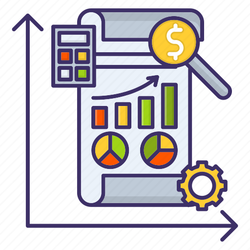 Analysis, economics, market, report icon - Download on Iconfinder