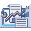 analytics, chart, market, report, research 