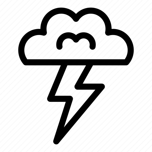Brain, brainstorm, mind, rain, storm, thunder, weather icon - Download on Iconfinder