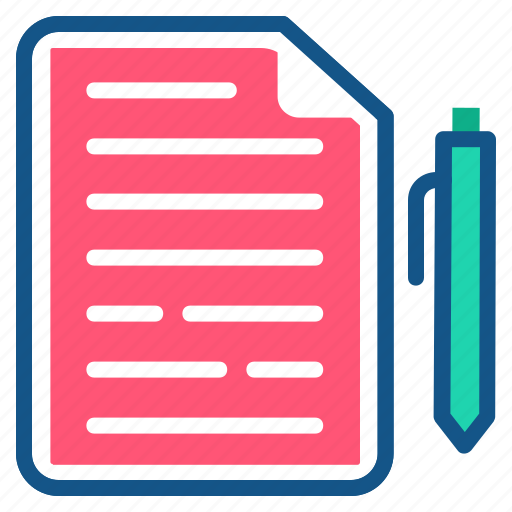 Agreement, business contract, business report, contract, deal, document, pen icon - Download on Iconfinder