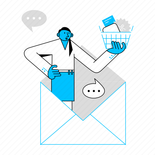 Mail, email, message, letter, envelope, chat, communication illustration - Download on Iconfinder