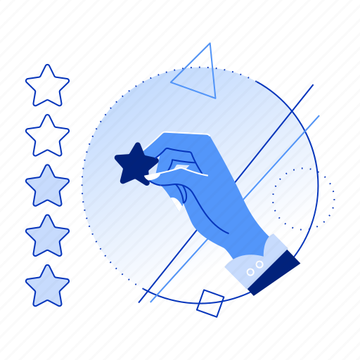 Product, rating, star, rate, bookmark, review, feedback illustration - Download on Iconfinder