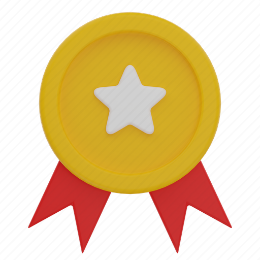 Star badge, badge, award, medal, achievement, reward, ribbon badge icon - Download on Iconfinder