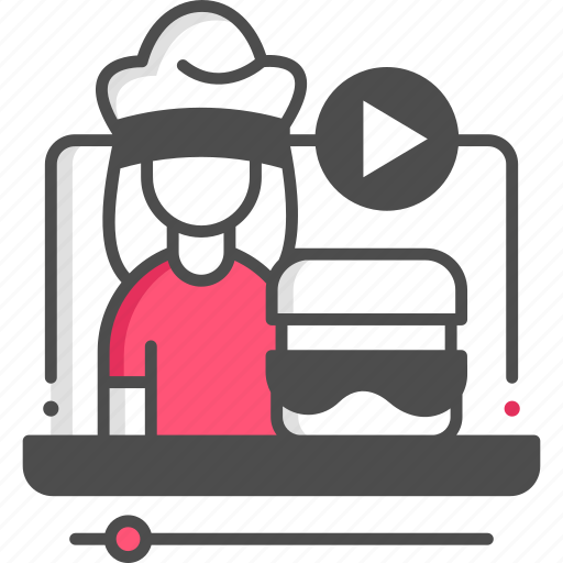 Video, blogging, cooking, food icon - Download on Iconfinder