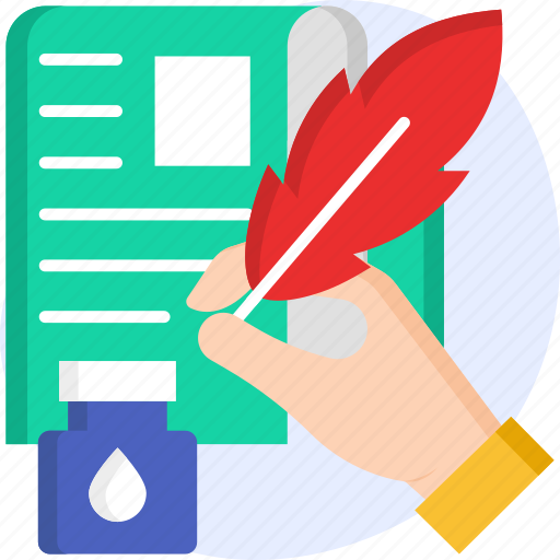 Write, article, content writing, writer, document icon - Download on Iconfinder
