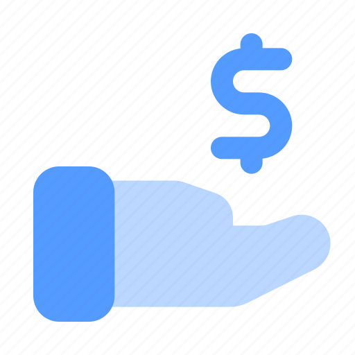 Commission, dollar, hand, marketing, payment icon - Download on Iconfinder