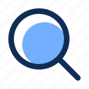 search, magnifying, glass, zoom, detective, loupe